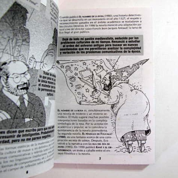 Umberto Eco was an Italian medievalist, philosopher, semiotician, noveli… - Picture 13 of 14